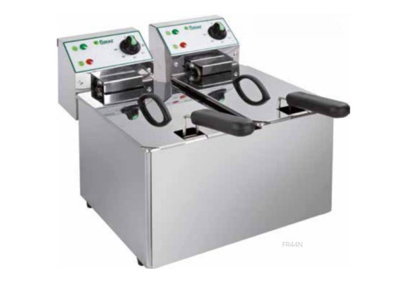 Friggitrice elettrica da banco Fimar due vasche mod. FR44N